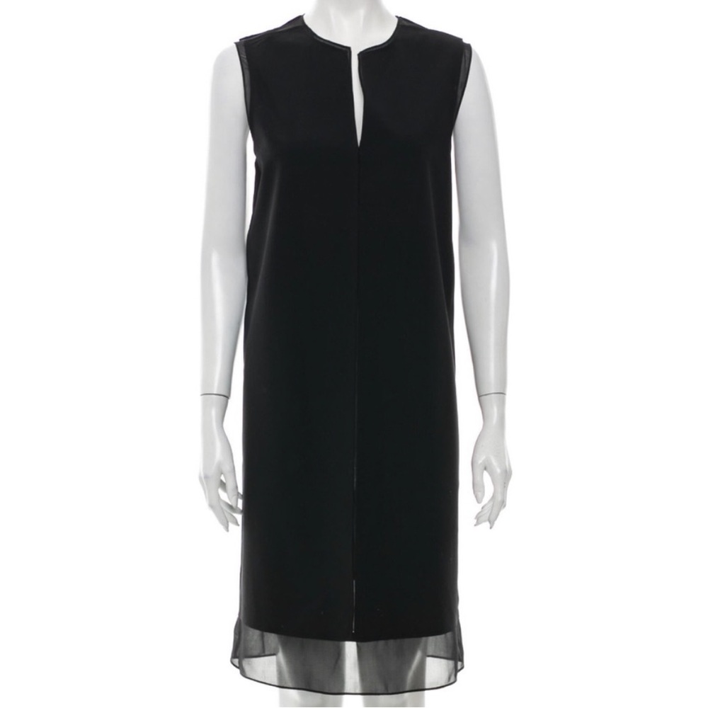 VINCE 100% Silk Sleeveless Shift Dress